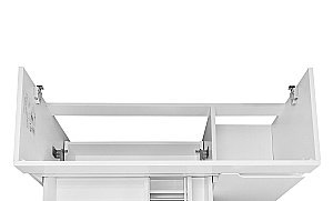 Тумба с раковиной подвесная Loranto KANTRI CS00097258 100/2 раковина Фостер 100, белый глянец для ванной в интернет-магазине Sanbest