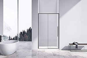 Душевая дверь Vincea Slim-N VDS-4SN130CLGM 130 стекло прозрачное/профиль вороненая сталь купить в интернет-магазине Sanbest
