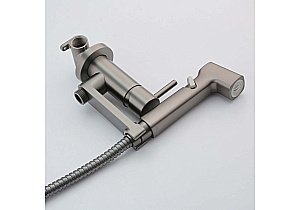 Гигиенический душ Aquatek Ника AQ1819BGM оружейная сталь купить в интернет-магазине сантехники Sanbest