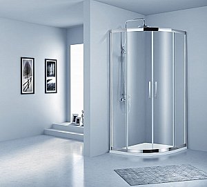 Душевой уголок Bravat STREAM BS090.1203S 90х90 стекло прозрачное/профиль хром купить в интернет-магазине Sanbest