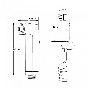 Гигиенический душ Orange HS021cr хром купить в интернет-магазине сантехники Sanbest