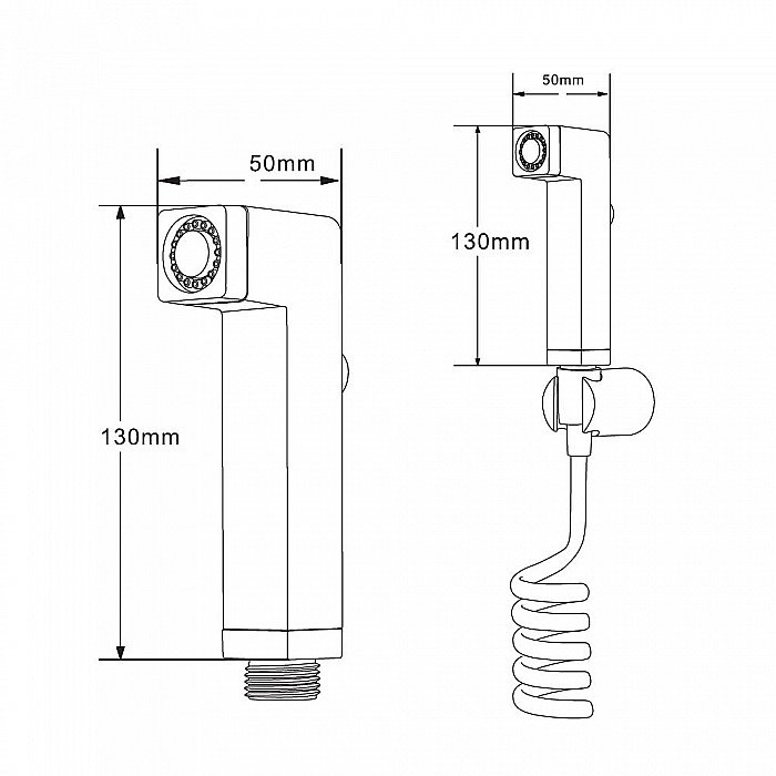 Гигиенический душ Orange HS021cr хром купить в интернет-магазине сантехники Sanbest