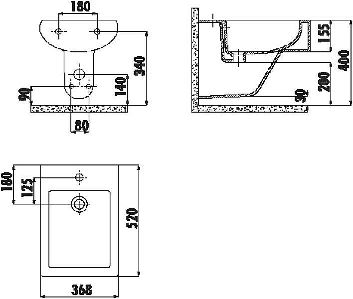 Биде подвесное Creavit Selin SL510-00CB00E-0000 купить в интернет-магазине Sanbest