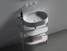 Раковина Ravak Yard 600 XJX0E060000 белый матовый купить в интернет-магазине Sanbest