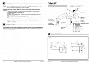 Смеситель для душа Bravat GINA P69182C-ENG купить в интернет-магазине сантехники Sanbest