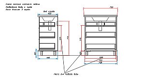Тумба с раковиной Эстет Bali Classic 75 для ванной в интернет-магазине Sanbest