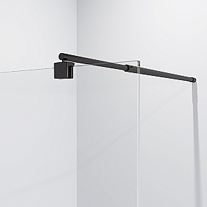 Душевое ограждение Niagara Eco NG-551-70BLACK 70 профиль черный/стекло прозрачное купить в интернет-магазине Sanbest