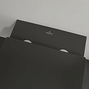 Унитаз подвесной Villeroy&Boch Memento 2.0 4633R0R7 черный матовый, безободковый купить в интернет-магазине Sanbest