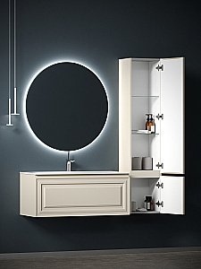 Пенал подвесной Sancos Very PVR35CE Beige Soft для ванной в интернет-магазине сантехники Sanbest