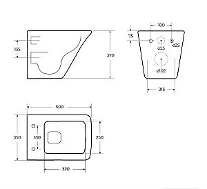 Унитаз подвесной BelBagno MARMI BB052CHR безободковый купить в интернет-магазине Sanbest