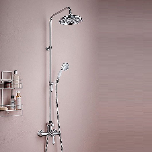 Душевая система Jacob Delafon LOUISE E24368-CP хром купить в интернет-магазине сантехники Sanbest