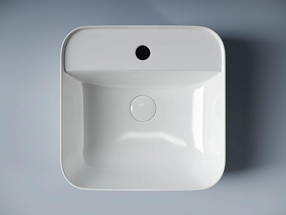 Раковина накладная Ceramica Nova Element CN5014 белая купить в интернет-магазине Sanbest