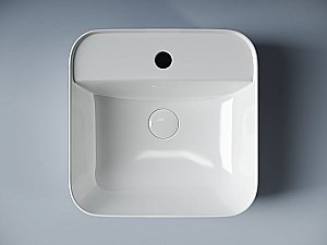 Раковина накладная Ceramica Nova Element CN5014 белая купить в интернет-магазине Sanbest