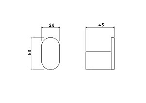 Крючок Aquatek Лира AQ4425MB черный матовый купить в интернет-магазине сантехники Sanbest