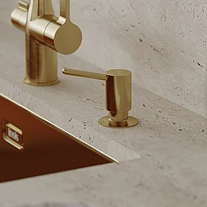Диспенсер Iddis Kitchen Line SDIMG00i59 матовое золото купить в интернет-магазине сантехники Sanbest