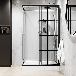 Душевая кабина Niagara Standart ST100/80/15Q/KL/BKT 100х80 купить в интернет-магазине Sanbest