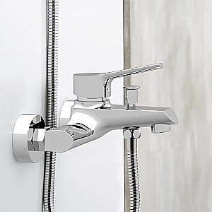 Смеситель для ванны PAINI Messina MECR111KM хром купить в интернет-магазине сантехники Sanbest