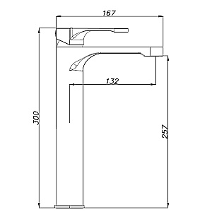 Смеситель для раковины Azario VIANO AZ-15834551 хром купить в интернет-магазине сантехники Sanbest