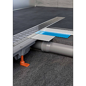 Душевой лоток Azario Medium 45 AZ-CH 450 MN хром матовый купить в интернет-магазине Sanbest