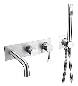 Смеситель для ванны Boheme UNO 464-3-CR хром купить в интернет-магазине сантехники Sanbest