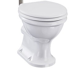 Чаша унитаза Burlington Guild GU6118CW для высокого/низкого бачка купить в интернет-магазине сантехники Sanbest