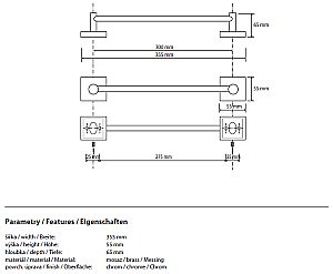 Полотенцедержатель Bemeta Beta 132104012 купить в интернет-магазине сантехники Sanbest