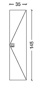 Пенал Armadi Art LUCIDO Глянцевый черный RAL9005 для ванной в интернет-магазине сантехники Sanbest