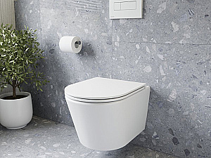 Унитаз Ravak FLOW X01985 белый, с крышкой микролифт, безободковый купить в интернет-магазине Sanbest