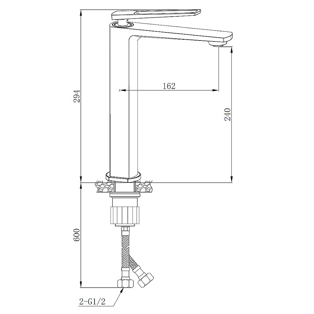Смеситель для раковины Boch Mann CHIKA XL BM8590 купить в интернет-магазине сантехники Sanbest
