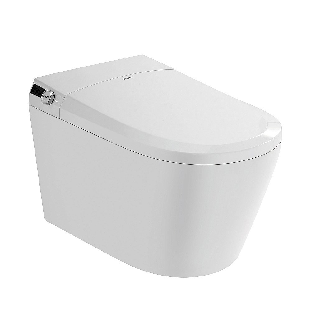 Унитаз-биде подвесной Abber Bequem AC1119S электронный, импульсный смыв, с крышкой микролифт белый купить в интернет-магазине Sanbest