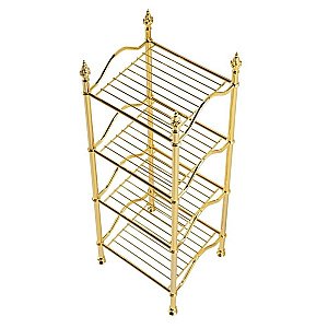 Этажерка Migliore MIRELLA 26361 золото купить в интернет-магазине сантехники Sanbest