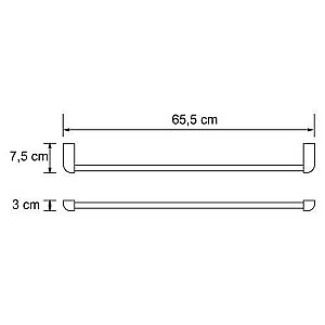 Полотенцедержатель WasserKRAFT Kammel K-8330WHITE купить в интернет-магазине сантехники Sanbest
