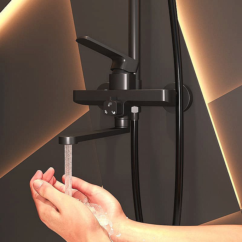 Душевая система Elghansa 2353520-2H-Black черная купить в интернет-магазине сантехники Sanbest