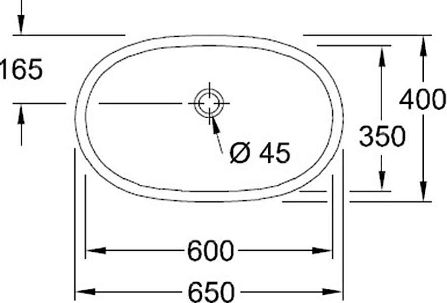 Раковина Villeroy&Boch O'Novo 65 41626001 альпийский белый купить в интернет-магазине Sanbest