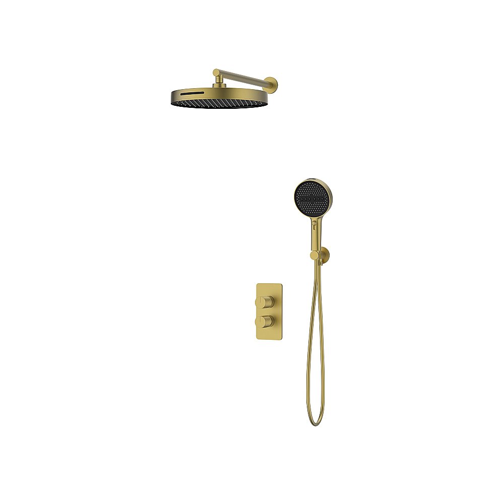 Душевая система Vincea Domus VSFW-5DM0BG брашированное золото купить в интернет-магазине сантехники Sanbest