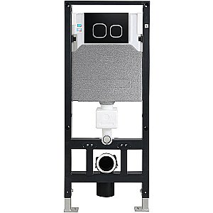 Инсталляция для унитаза WeltWasser WW AMBERG 506 BL с черной кнопкой купить в интернет-магазине сантехники Sanbest