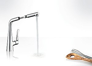 Смеситель для кухни Hansgrohe Metris 14821800 купить в интернет-магазине сантехники Sanbest