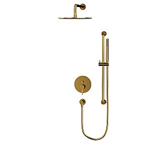 Душевая система WhiteCross Y YSET05GLB матовое золото купить в интернет-магазине сантехники Sanbest