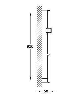Душевая штанга Grohe Euphoria Cube 27841 000 купить в интернет-магазине сантехники Sanbest