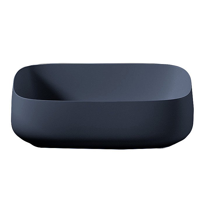 Раковина накладная Artceram Cognac Quadro 56 COL009 36 00 Notte купить в интернет-магазине Sanbest