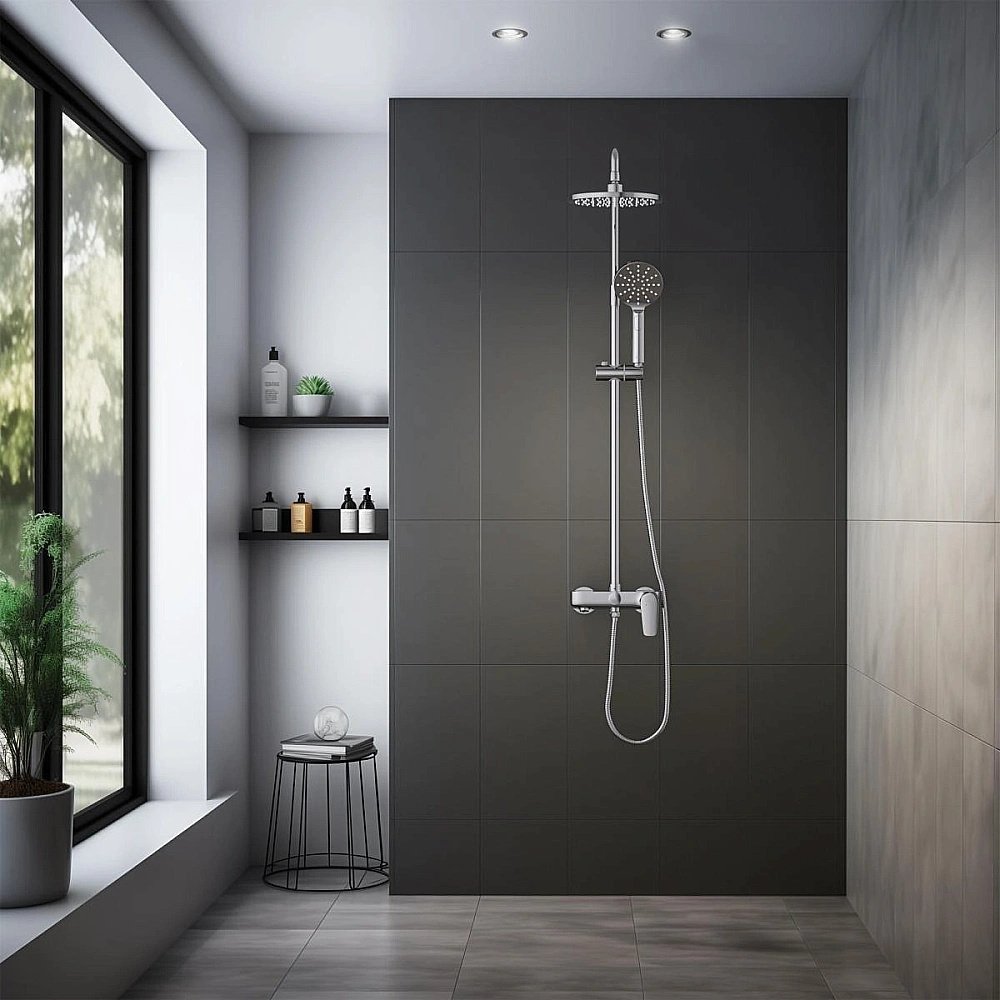 Душевая система Aquatek Бетта AQ2140CR хром купить в интернет-магазине сантехники Sanbest