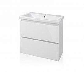 Тумба под раковину подвесная Style Line Даймонд 70 белая купить в интернет-магазине сантехники Sanbest