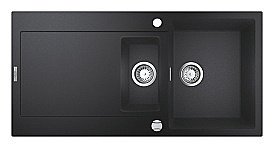 Кухонная мойка Grohe K500 31646AP0 черный гранит купить в интернет-магазине сантехники Sanbest
