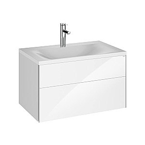 Тумба с раковиной KEUCO Royal Reflex 39603210100 80 белая для ванной в интернет-магазине Sanbest