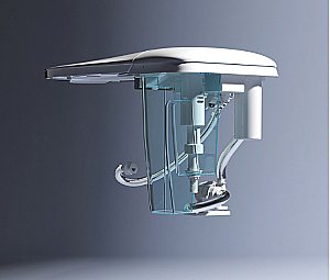 Унитаз приставной с функцией биде SantiLine SL-5036 белый, безободковый, с крышкой микролифт, слив торнадо купить в интернет-магазине Sanbest