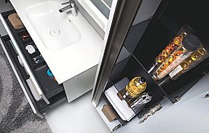 Тумба с раковиной Armadi Art Vallessi 100 белая для ванной в интернет-магазине Sanbest