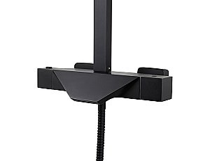 Душевая система Kaiser Quadris 25182-2 черная купить в интернет-магазине сантехники Sanbest