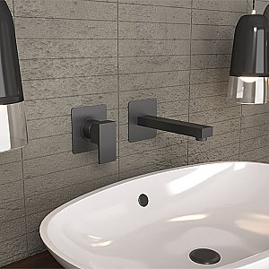 Смеситель для раковины PAINI Dax-R 84PZ208RQ черный матовый купить в интернет-магазине сантехники Sanbest