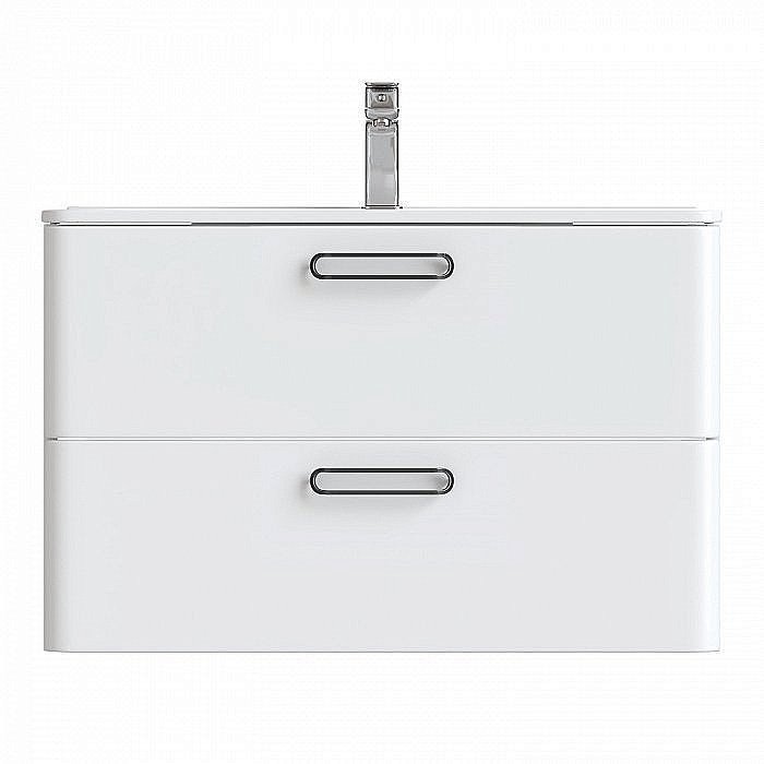 Тумба с раковиной IDDIS Brick BRI80W0i95K 80 белая для ванной в интернет-магазине Sanbest