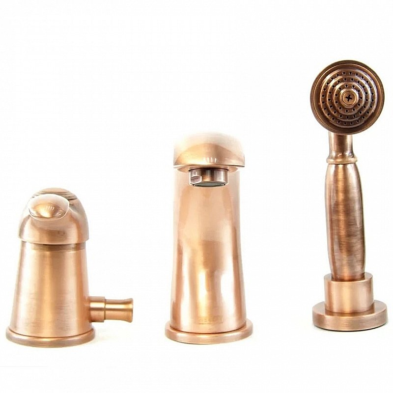 Смеситель для ванны Webert Aurora AU850701060 медь купить в интернет-магазине сантехники Sanbest